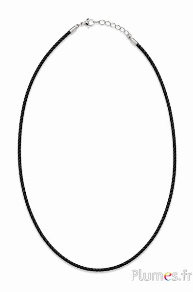 Halskette - Länge 45 cm - schwarz